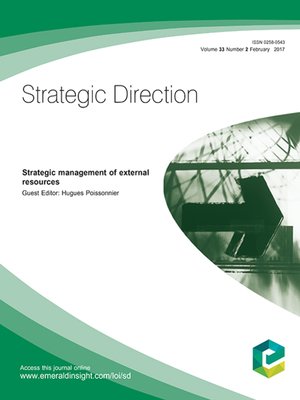 cover image of Strategic Direction, Volume 33, Number 2